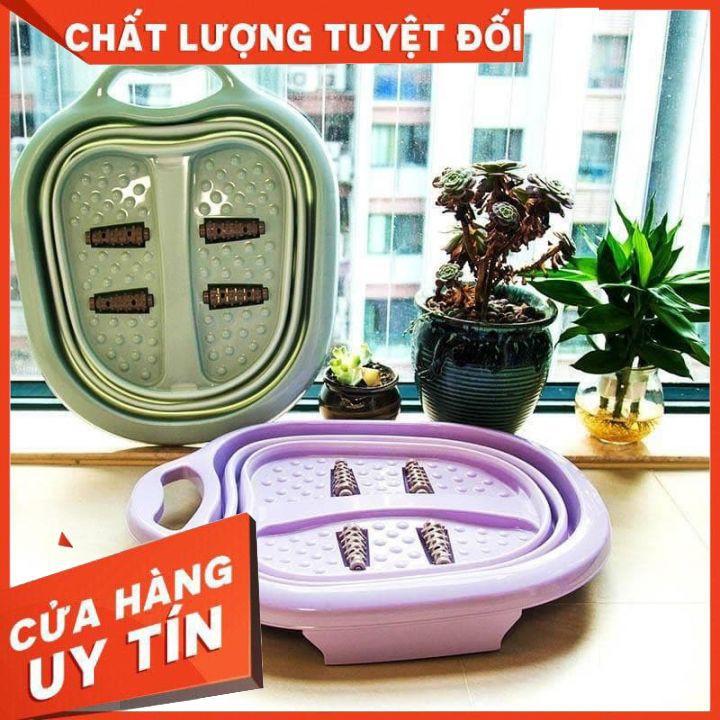 Chậu Massage Ngâm Chân Trị Liệu Cao Cấp Gấp Gọn Tiện Dụng