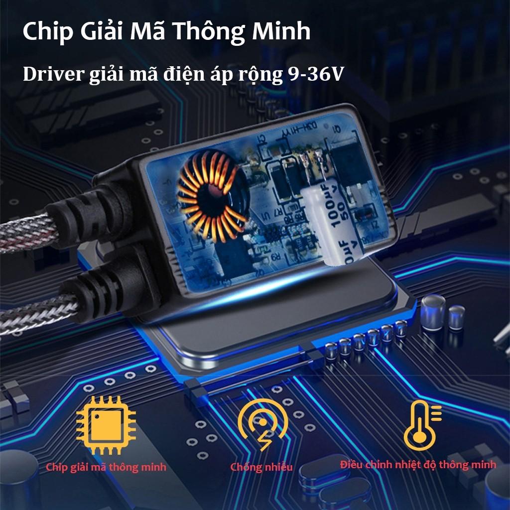 2 cái bóng đèn LED pha/cos chuyên dụng choVF5/VF5 Plus Plug H7, công suất 90W/bóng，Trắng 6000K