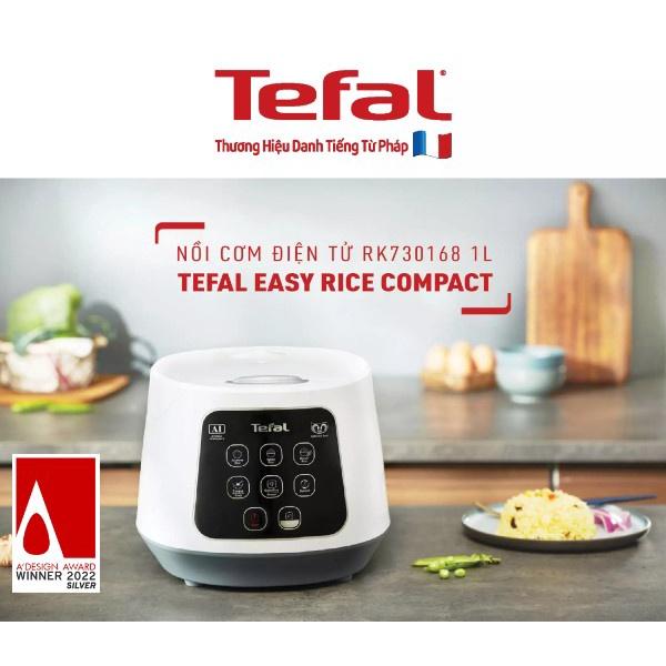 Nồi cơm điện mini Tefal RK730168 1L - 8 chương trình nấu - Hàng Chính Hãng