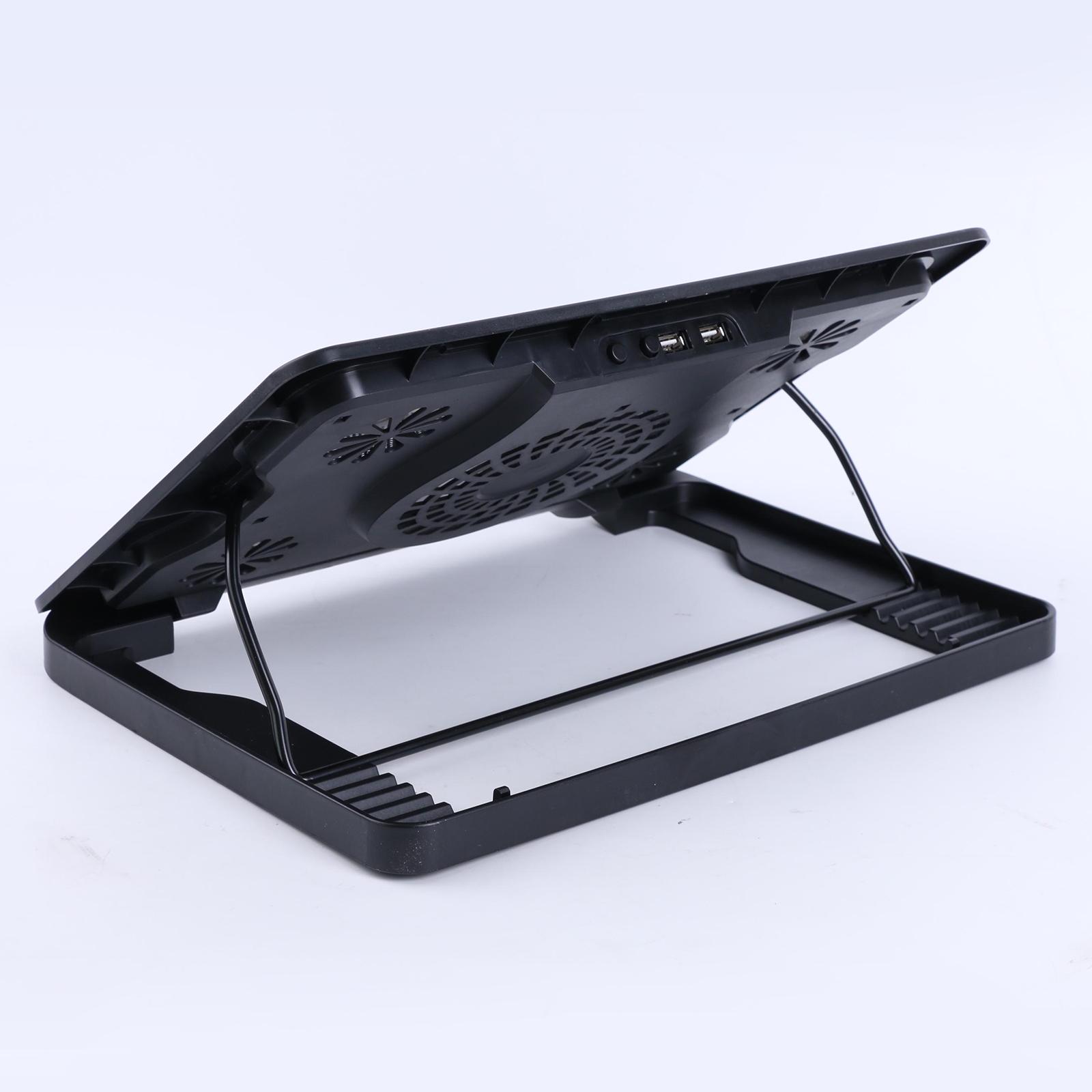 Portable Laptop Cooling Pad Cooler 5 Quiet Power Fans for 12"-17" Notebook Office Home