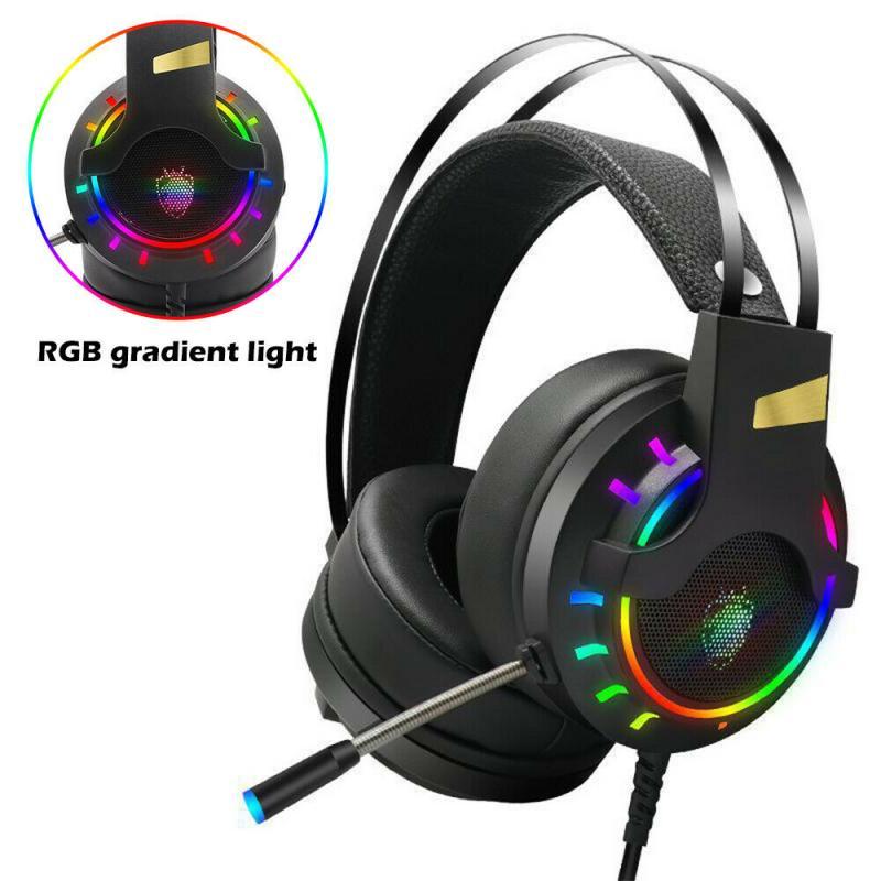 Game Chuyên Nghiệp Tai Nghe Game Thủ Tai Nghe Tai Nghe Có Thể Điều Chỉnh Máy Tính Stereo PC Tai Nghe Có Dây Kèm Mic