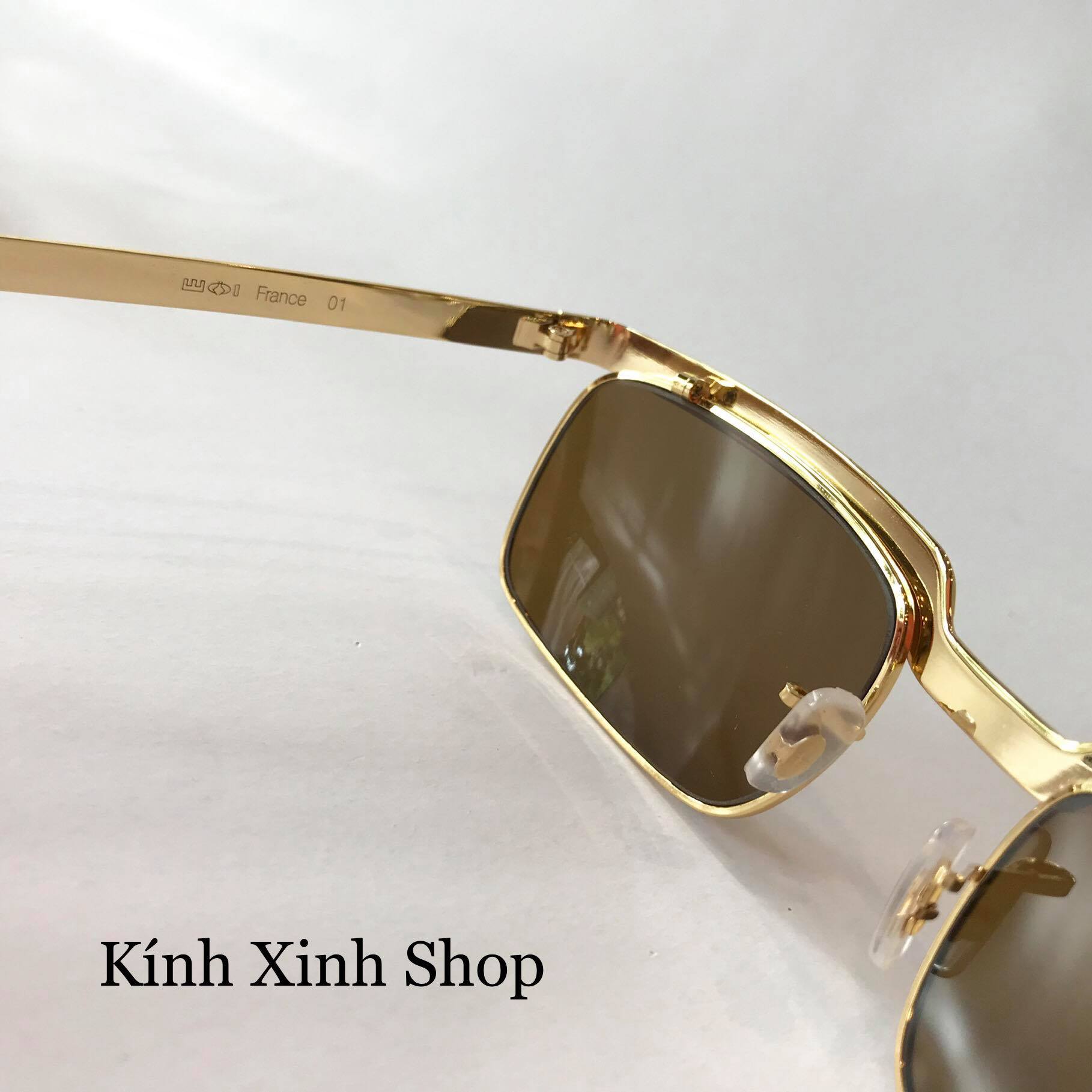 Kính râm Nam Solec 14K Tròng Thủy Tinh Fullbox Phụ Kiện Cao Cấp