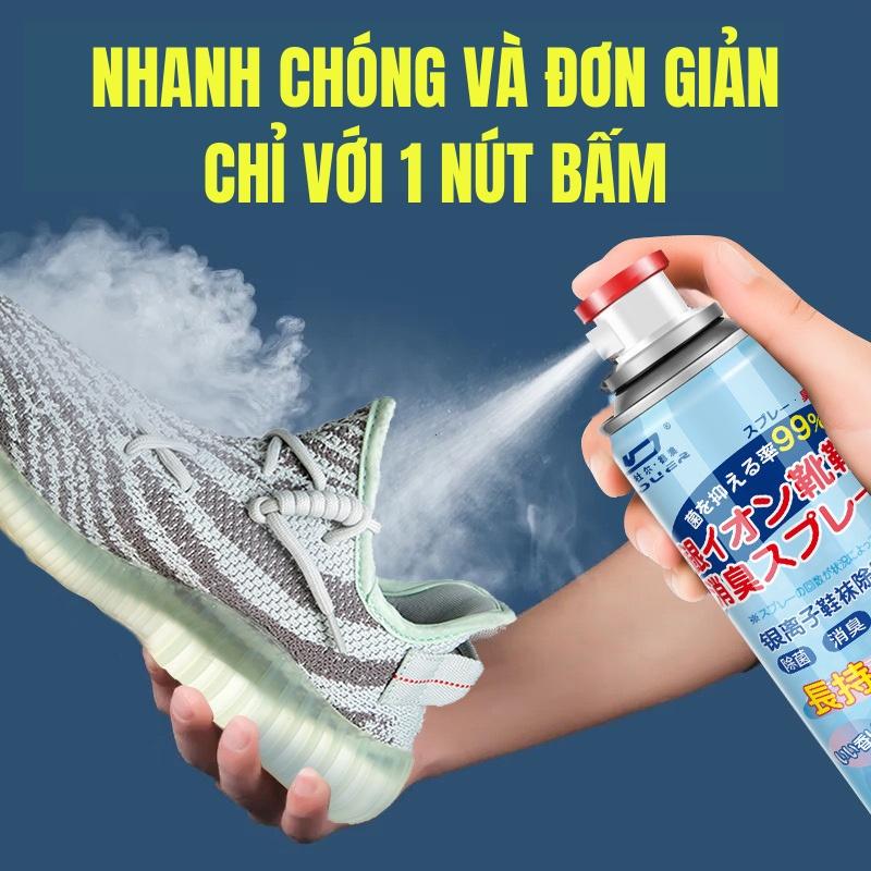 Chai Xịt Lưu Hương Khử Mùi Hôi, Chống Khuẩn Giày Dép 260ml Hàng Xuất Nhật