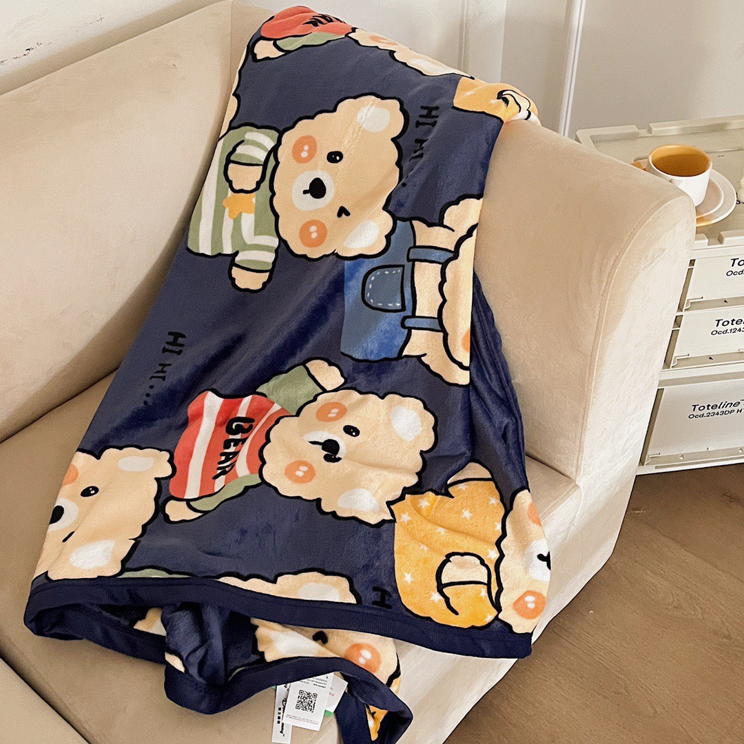 Chăn tuyết một lớp LIDACOcho bé đi mẫu giáo kích thước 120 x 150cm