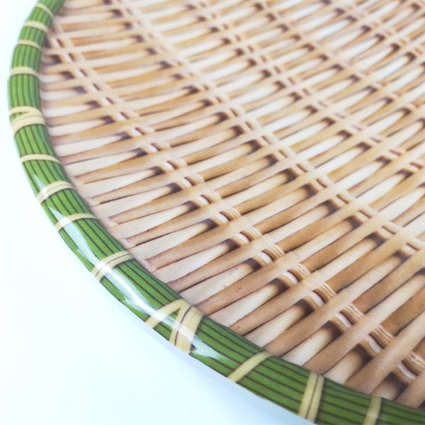 Đĩa nhựa tròn trang trí vân giả mây GS0173