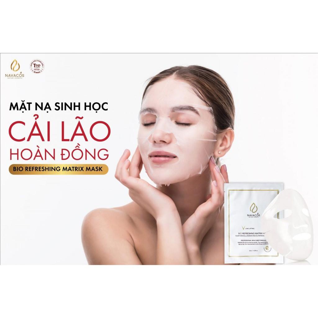 Mặt nạ sinh học NAVACOS BIO REFRESHING MATRIX MASK 30ml/miếng