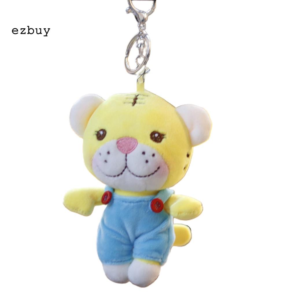 Birthday Gifts Plush Doll Keyring Tiger Bag Hanging Decoration Keyring Skin-friendly for Bag