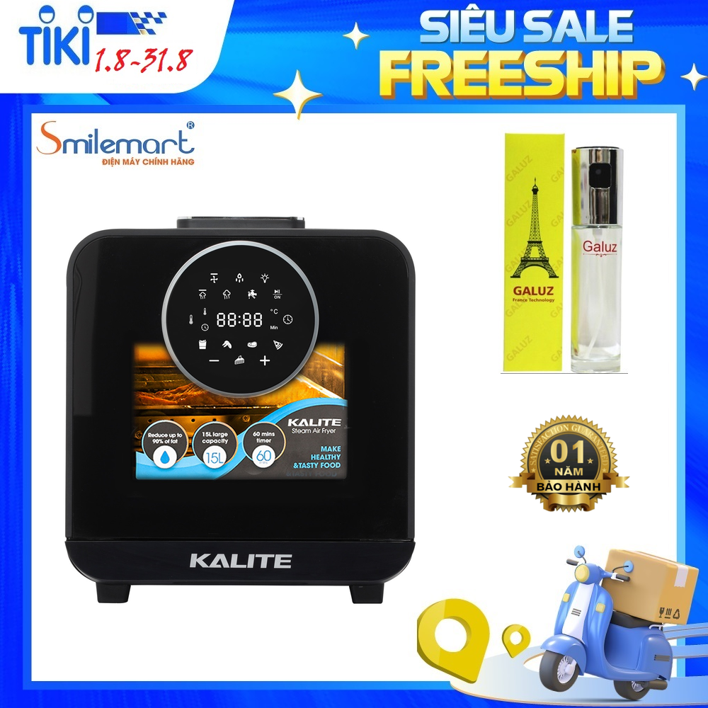 Nồi chiên không dầu kiêm hấp đa năng Kalite Steam Star