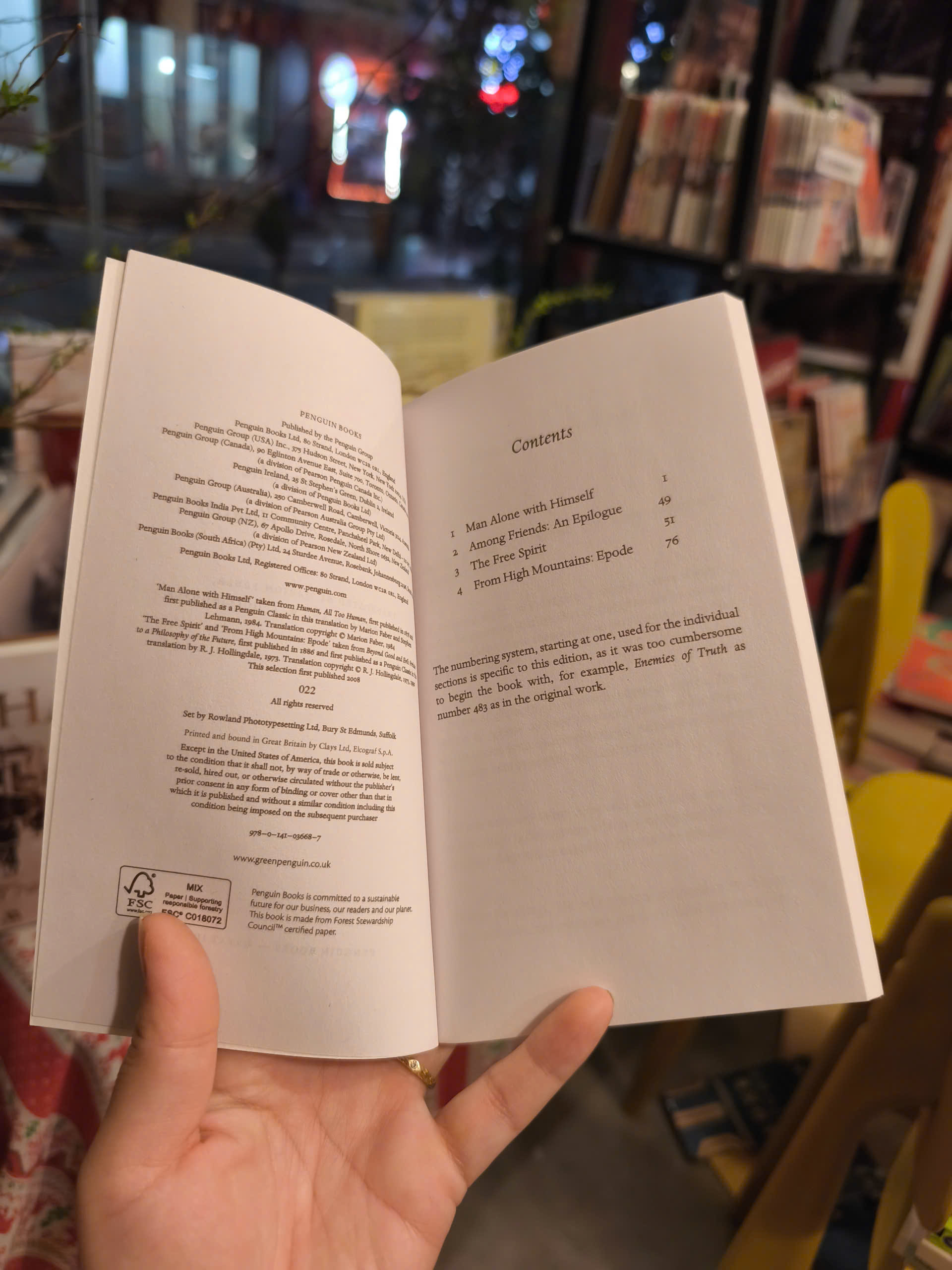 Sách - Man Alone with Himself by Friedrich Nietzsche (Penguin Great Ideas)