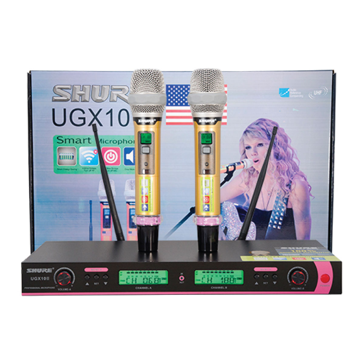 Micro không dây shure UGX10 II - Hàng chính hãng