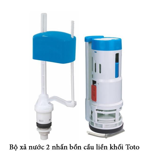 Bộ cấp xả nước bồn cầu bệt liền khối loại cao 23cm