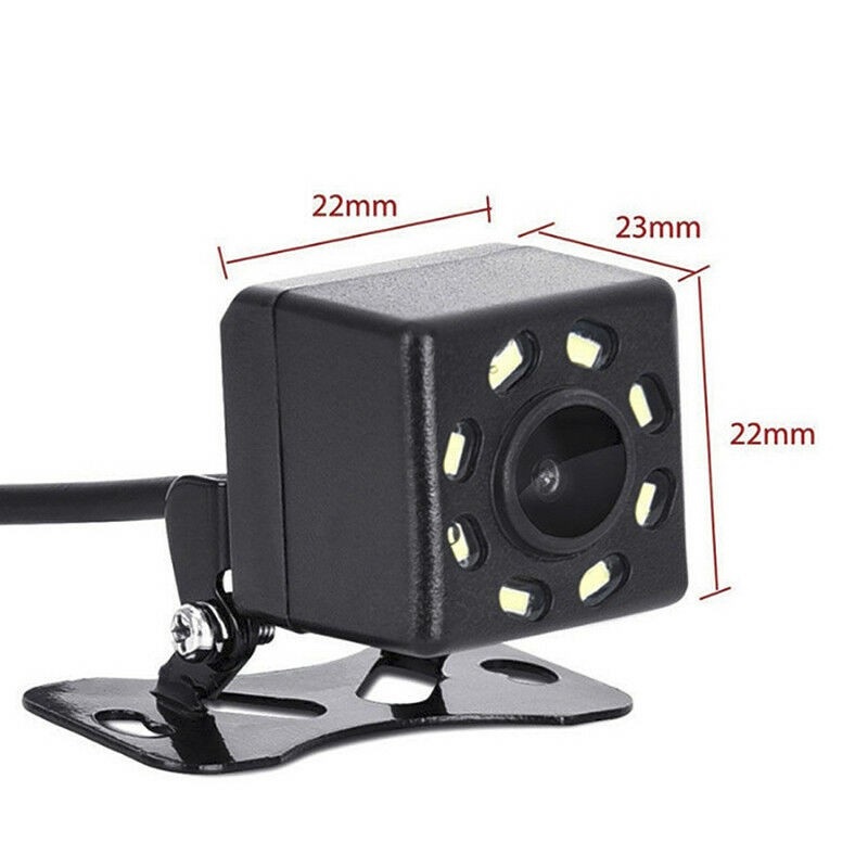 ROGTZ Camera Lùi Dành Cho Ô Tô Chống Nước 8 LED Vuông - Hàng Nhập Khẩu