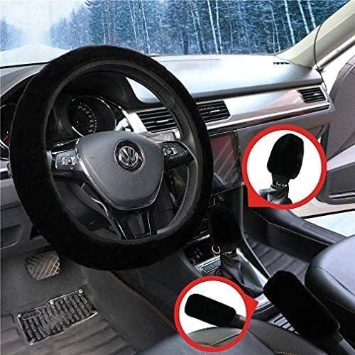 Bọc vô lăng, phanh tay, cần số bằng bông - Plush - 38 cm