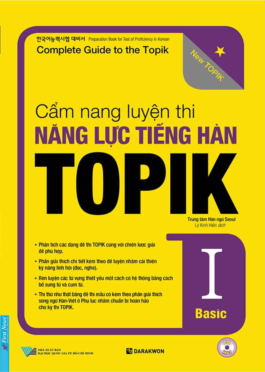 Cẩm Nang Luyện Thi Năng Lực Tiếng Hàn Topik I Basic _FN