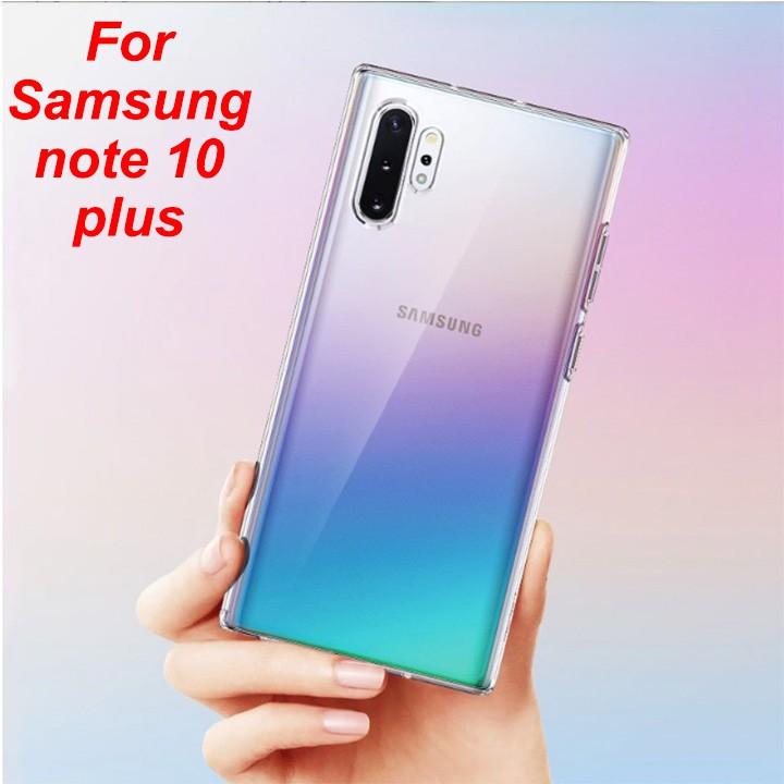 Ốp lưng dẻo silicon trong suốt dành cho SAMSUNG GALAXY NOTE 10 PLUS