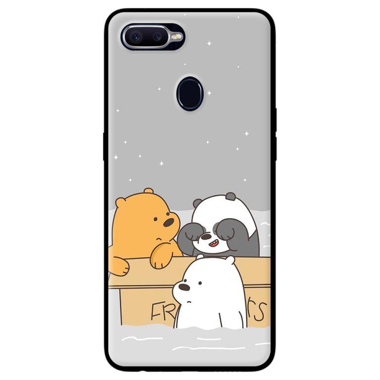 Ốp in cho Oppo F9 3 Chú Gấu 1 - Hàng chính hãng