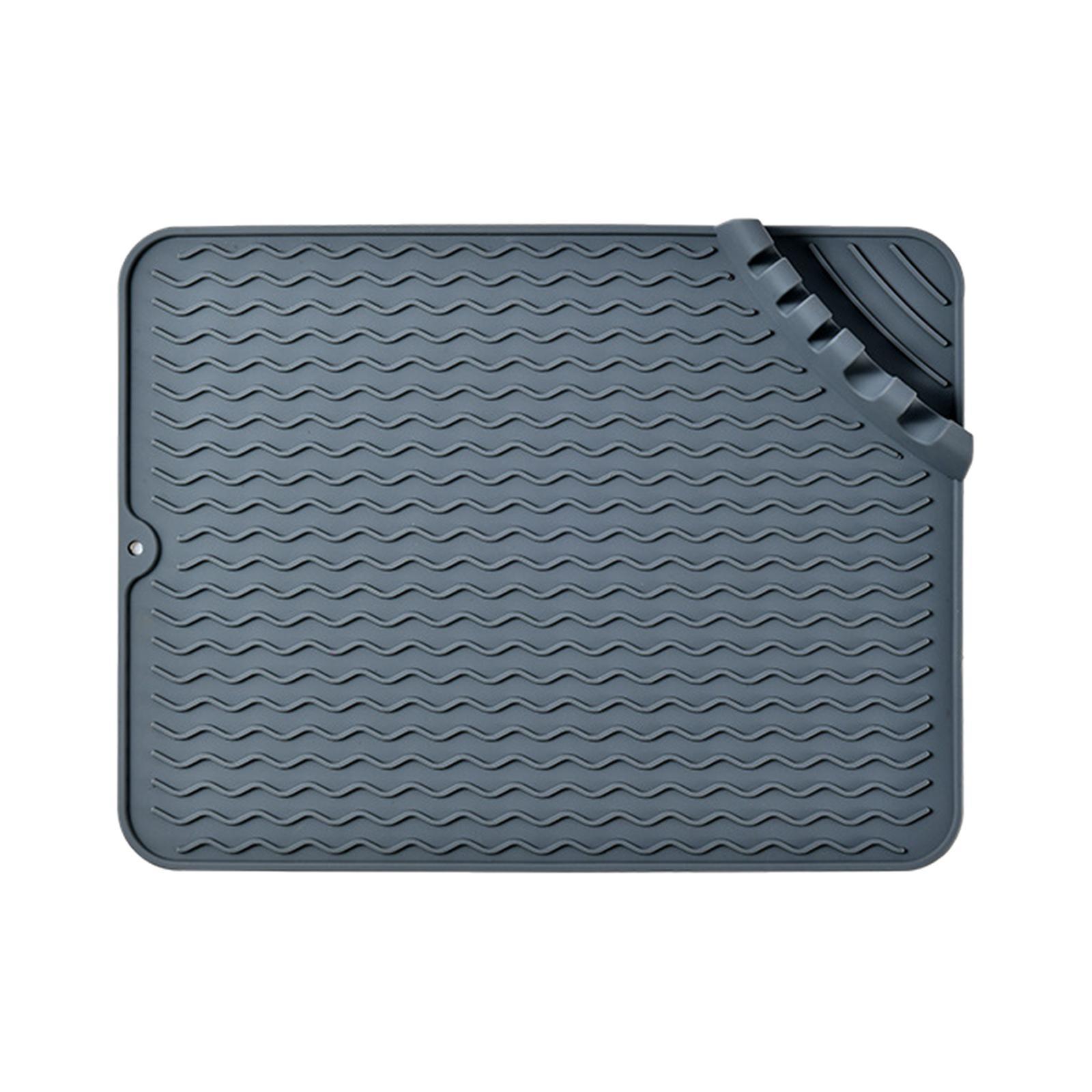 Non Slip Drying Pad Utensil Drying Board Tray for Countertop RV