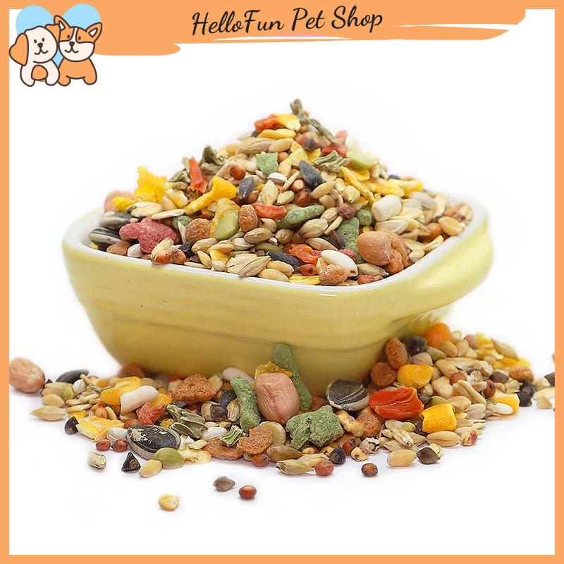 Thức ăn cho hamster cao cấp, hỗn hợp ngũ cốc, rau củ quả và hải sản