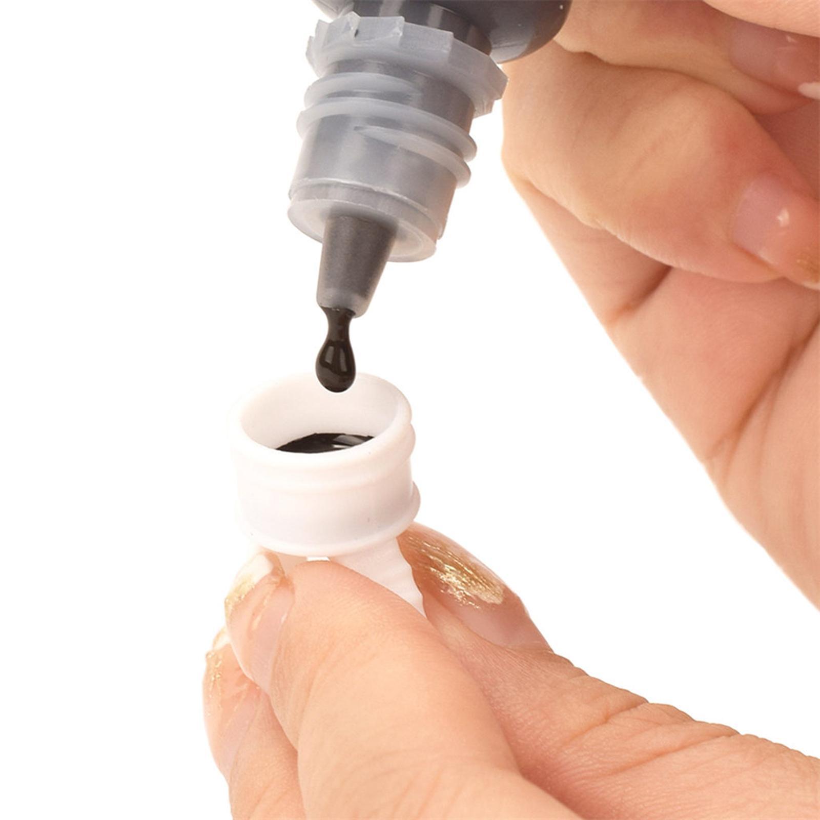 8ml  Pigment Ink Embroidery for Eyebrow Professionals Black