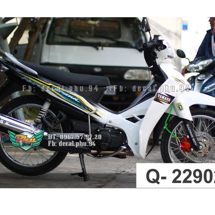 Tem rời Sirius xe đen trắng
