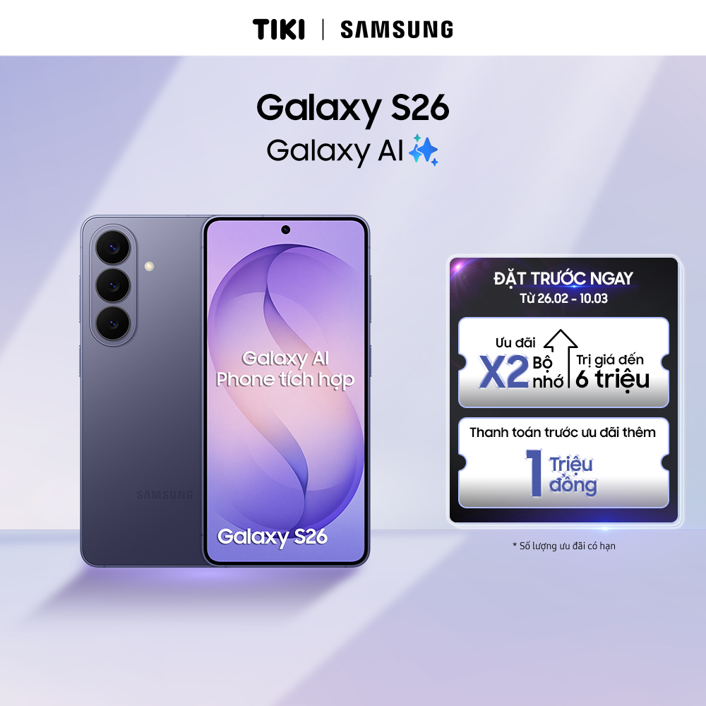 Điện Thoại Samsung Galaxy S26 (12GB/256GB) - Hàng Chính Hãng