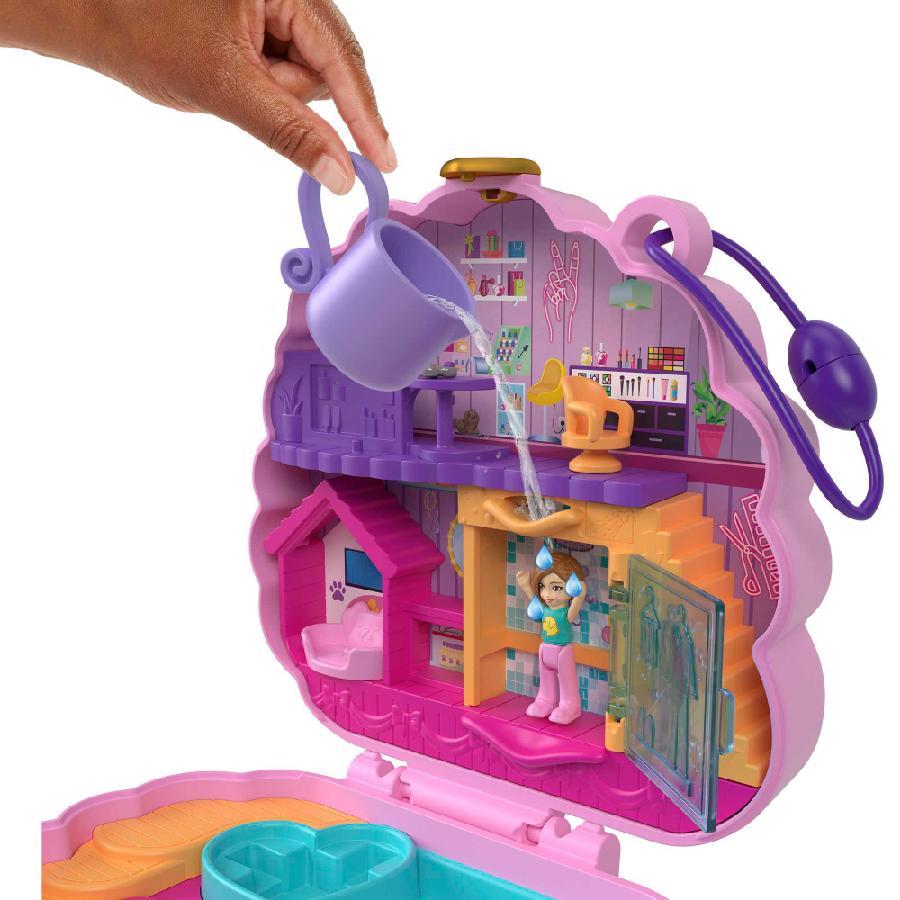 Đồ Chơi Spa Thư Giãn Với Cún Poodle POLLY POCKET HKV35/FRY35
