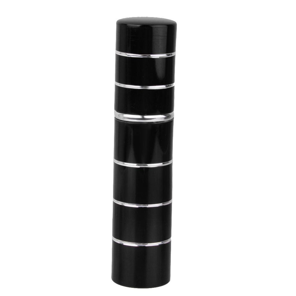 2 Pieces Travel Portable Refillable Perfume Atomizer Bottle Pump Spray Case