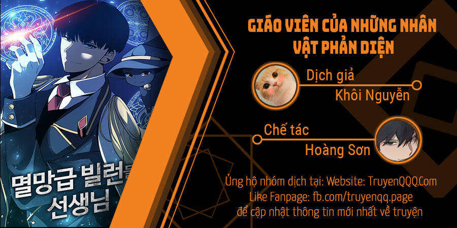 giáo viên của những nhân vật phản diện chapter 19.5 1