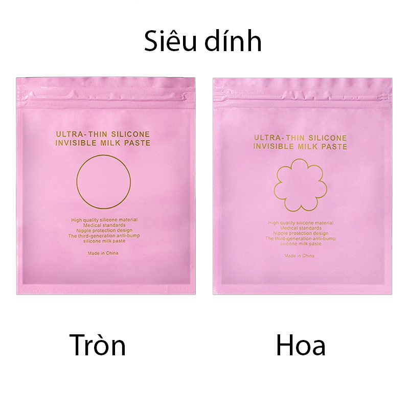 Miếng dán ngực silicon cao cấp BT0145 mềm mại và tái sử dụng được 6 tháng - Miếng dán nâng ngực silicon