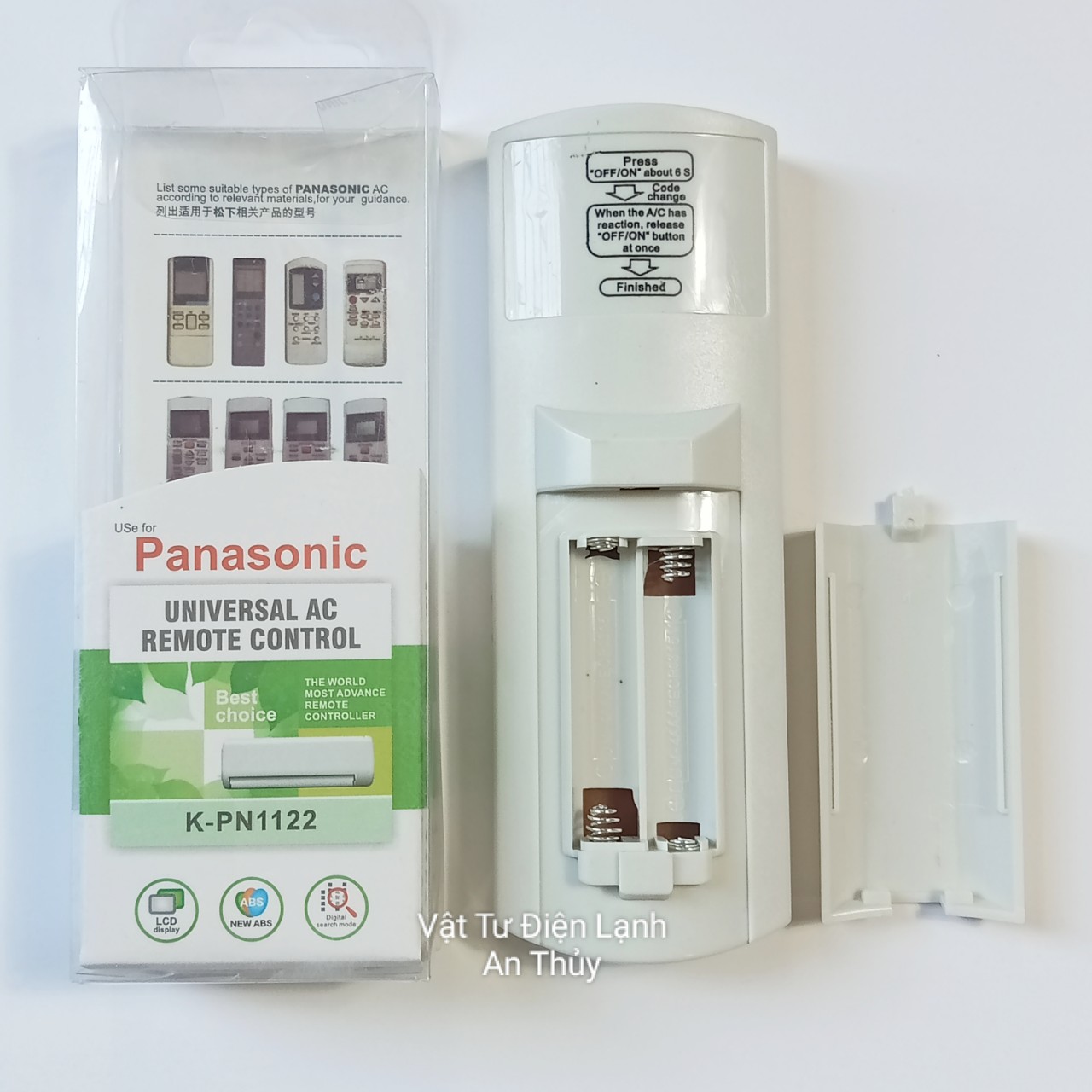 Remote máy lạnh PANOSONIC đa năng dùng cho được nhiều đời máy - Điều khiển máy lạnh PANOSONIC, Remote điều hòa PANOSONIC