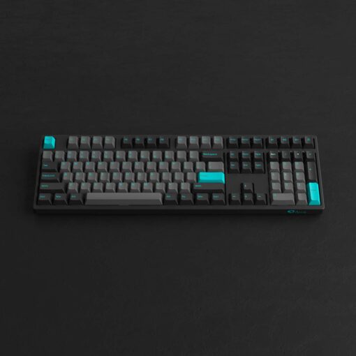 AKKO 3108 Plus Black &amp; Cyan (Foam tiêu âm / AKKO CS switch) - Hàng chính hãng