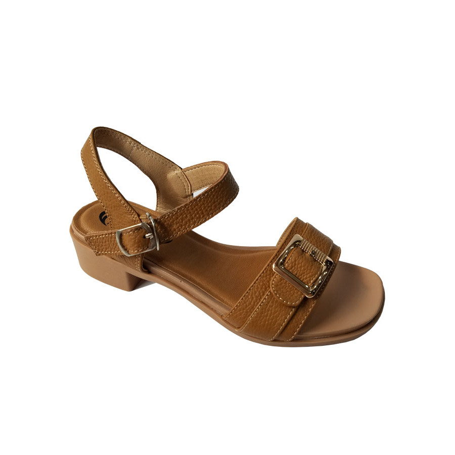 Giày Sandal Cao Gót Da Bò Biggben Sdcg67 - 38 - Vàng