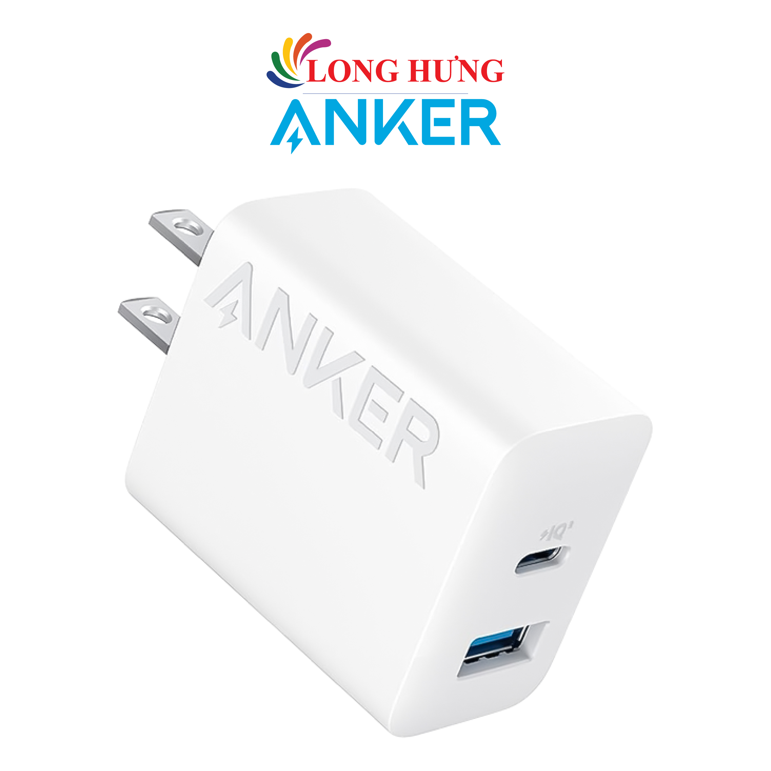 Hình ảnh Cốc sạc Anker 1USB 1Type-C 20W A2348 -  Hàng chính hãng