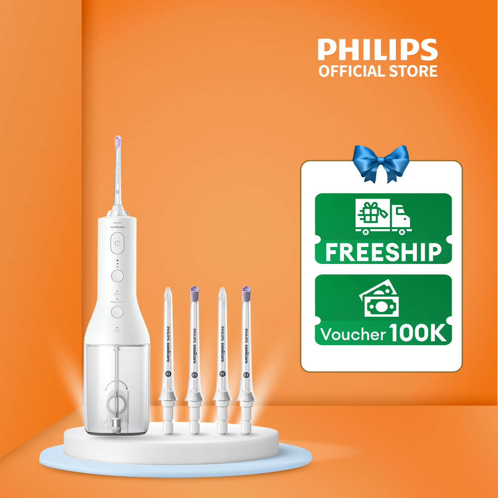Máy Tăm Nước Philips Hx382631 2 Đầu Tăm Nước Tiêu Chuẩn Hx304200 2 Đầu Tăm Nước Tia X Hx306200 Bảo Hành 2 Năm