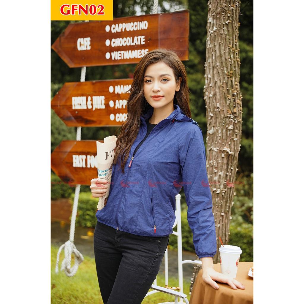Áo gió Nữ 2 lớp lót lưới cao cấp siêu phẩm chống nước mùa lạnh, vải gió mềm mượt, kèm túi đựng tiện lợi