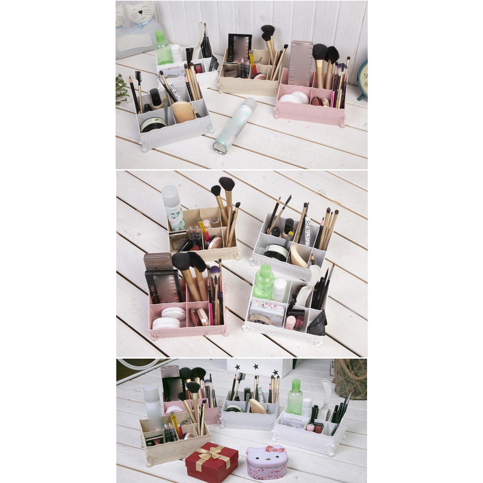 Cosmetic Storage Box Large Capacity Dresser Desktop Organizer for Bedroom Home