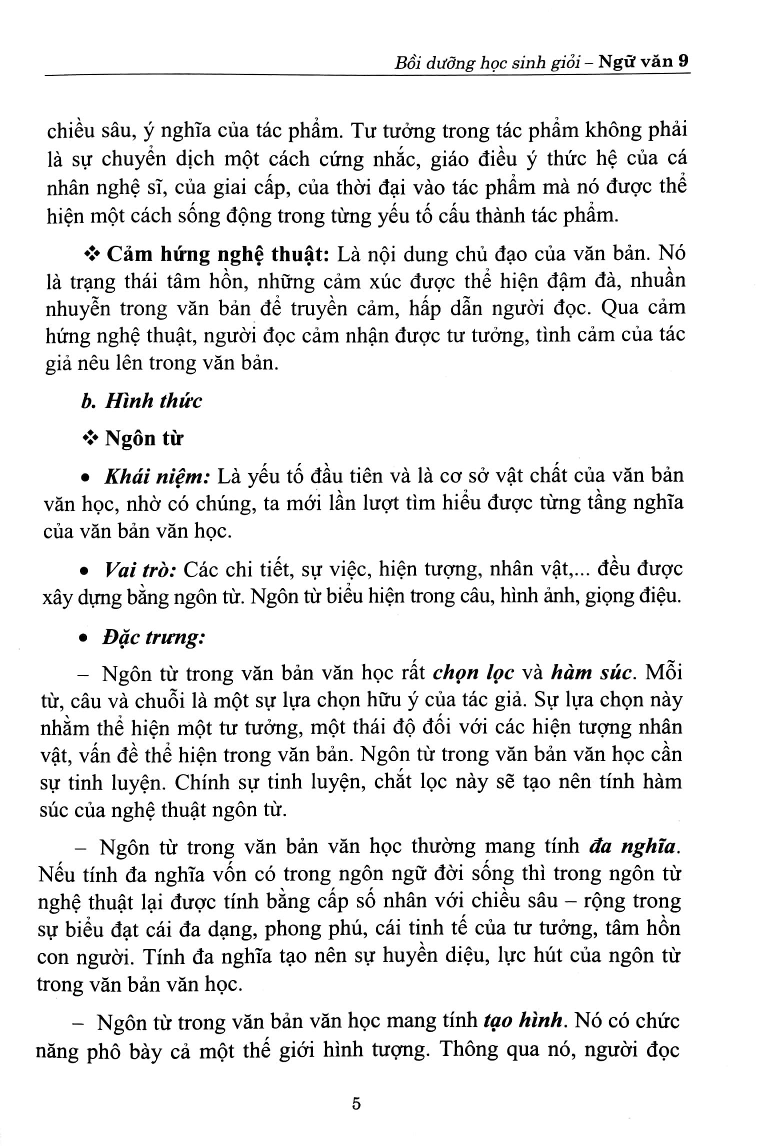 Bồi Dưỡng Học Sinh Giỏi Ngữ Văn 9