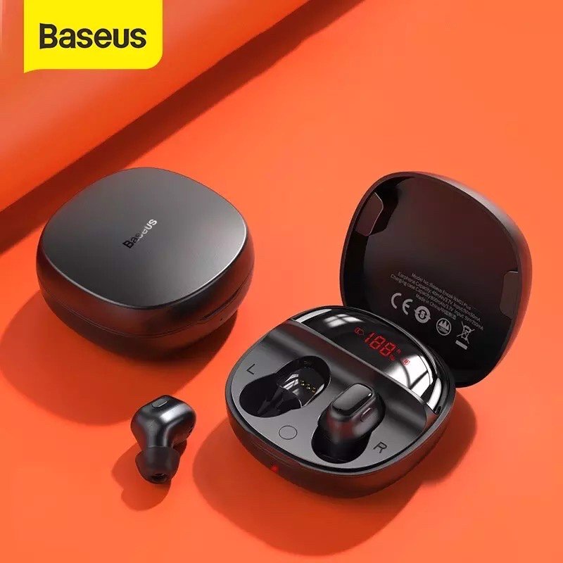 Tai nghe không dây TWS Baseus Encok True Wireless Earphones WM01 Plus Hàng nhập khẩu .Giao màu ngẫu nhiên