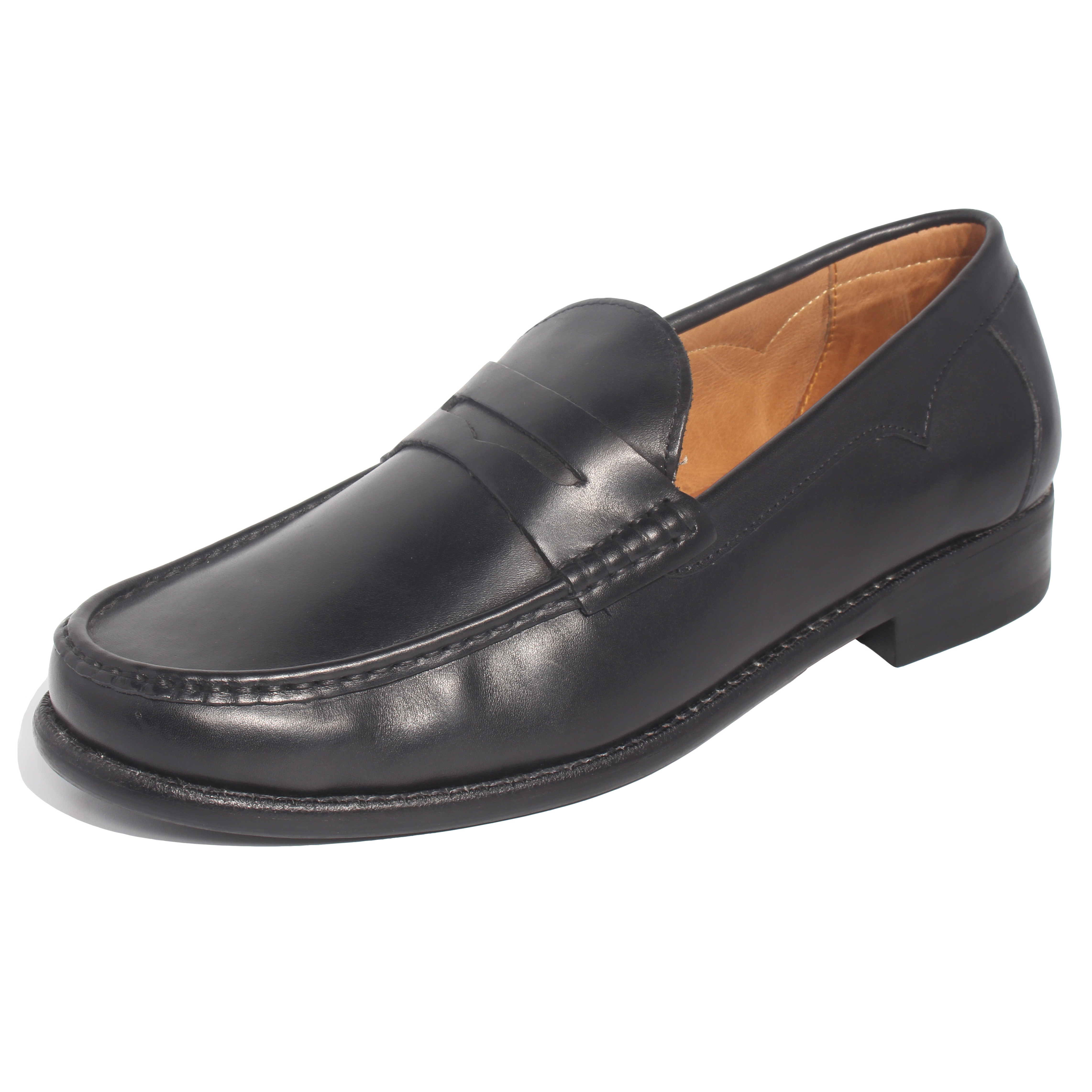 Giày Tây Lười Banuli Nam Công Sở Da Bê Italian HDPL1M0 Penny Loafers (Da Mềm Dẻo, Đế Dainite, Bảo Hành Trọn Đời)