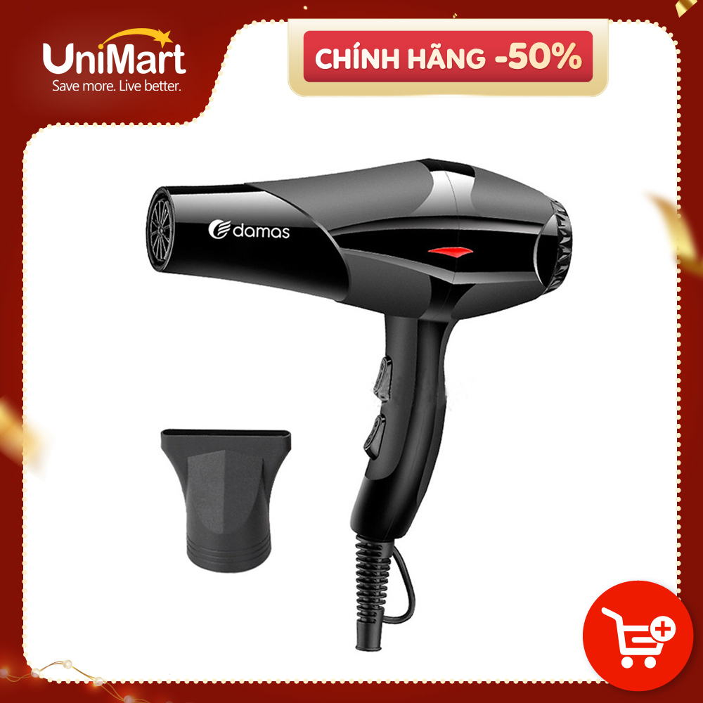 Máy Sấy Tóc Hairdryver An Toàn Và Chuyên Nghiệp - Tích Hợp Chế Độ Nóng Phù Hợp Với Người Tiêu Dùng - Thiết Kế Hiện Đại - Tạo Kiểu Tóc Salon Dễ Dàng - Hàng Chính Hãng