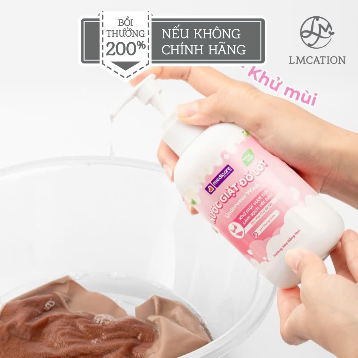 Nước Giặt Đồ Lót Kháng Khuẩn – Sạch Dịu Nhẹ, Bảo Vệ Vùng Nhạy Cảm
