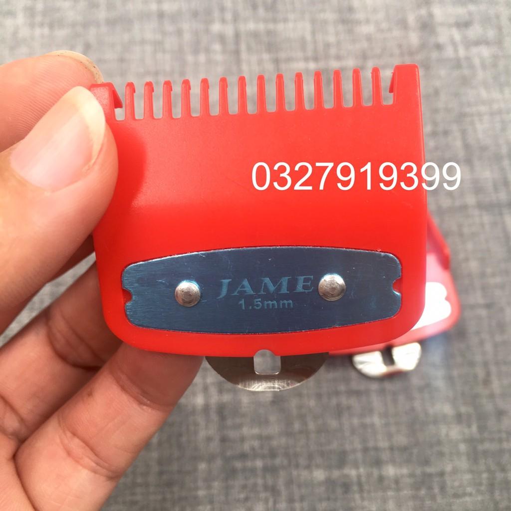 2 cữ tông đơ : 1,5mm + 4,5mm gá thép