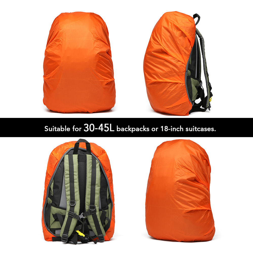 orange backpack cover