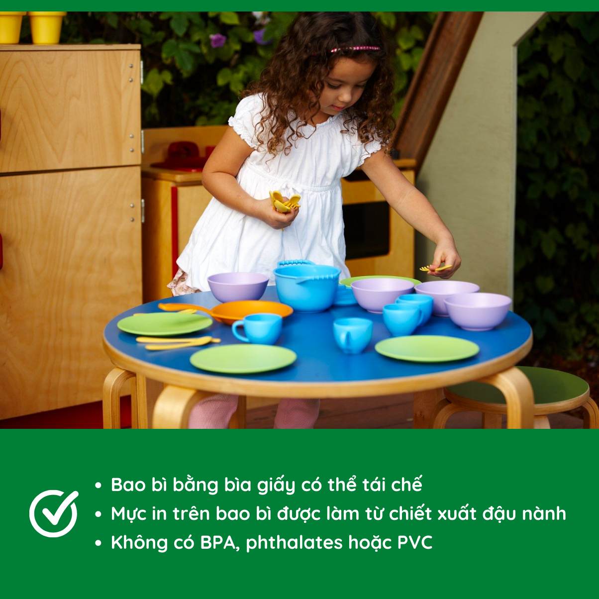 Bộ Đồ Chơi Đồ Dùng Pha Chế Và Ăn Uống Classroom Café Green Toys Cho Bé Từ 2 Tuổi