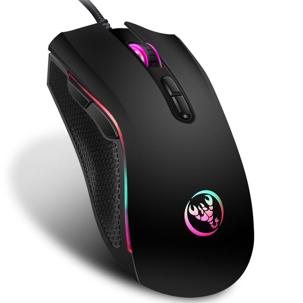 USB Optical Mouse with Light for PC, , Desktop, Laptop