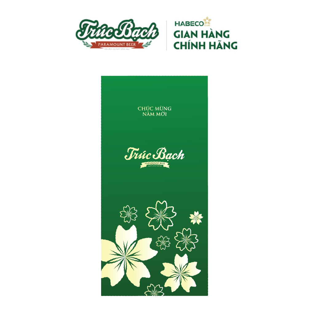 [Gift] Set 10 bao lì xì Bia Trúc Bạch Tết