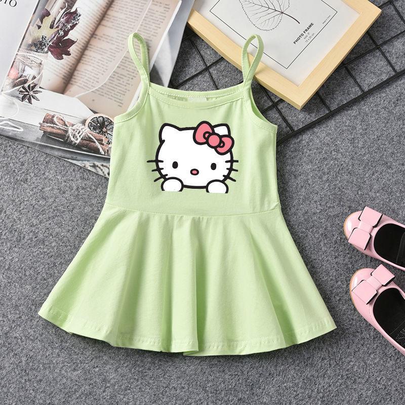 CHENGRUI Cô gái mùa hè váy trẻ em nhỏ treo váy mùa hè phong cách phương Tây bé vest đầm