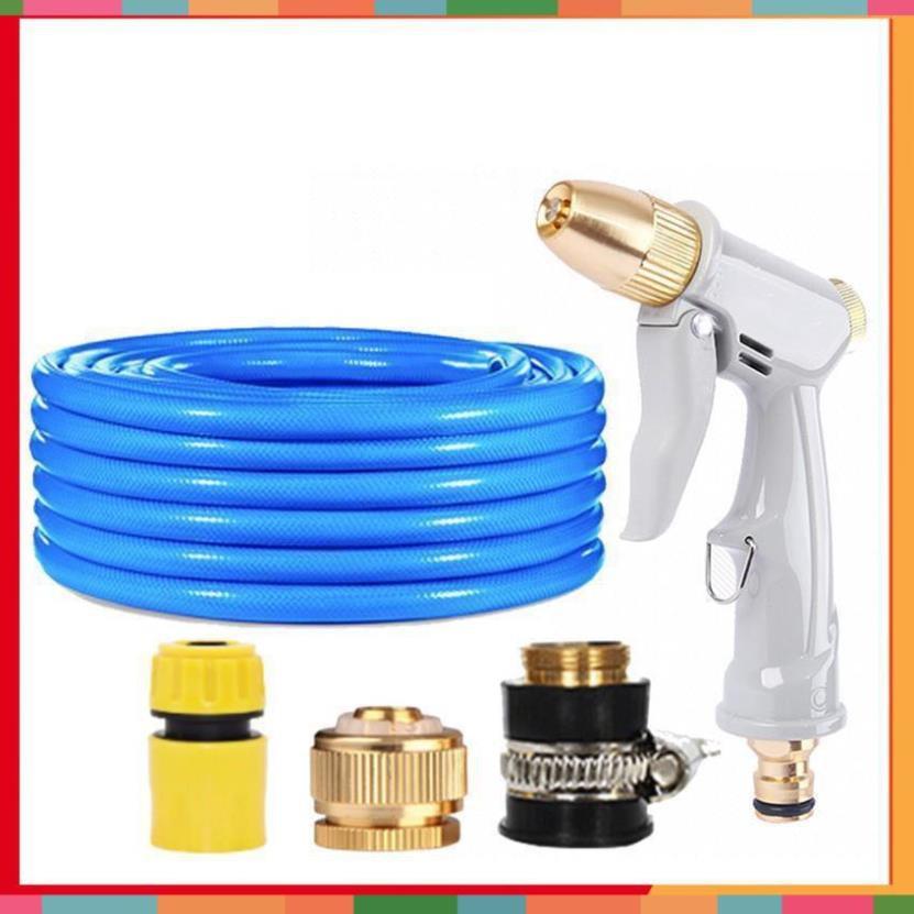 Bộ dây vòi xịt nước tưới cây rửa xe,tăng áp 3 lần, loại 20m  206846