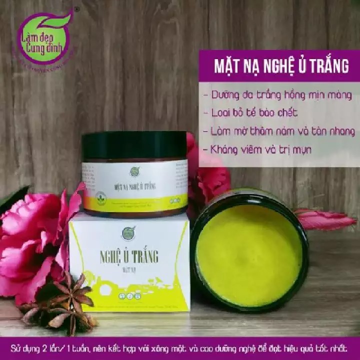 Mặt Nạ Nghệ Ủ Trắng Cung Đình