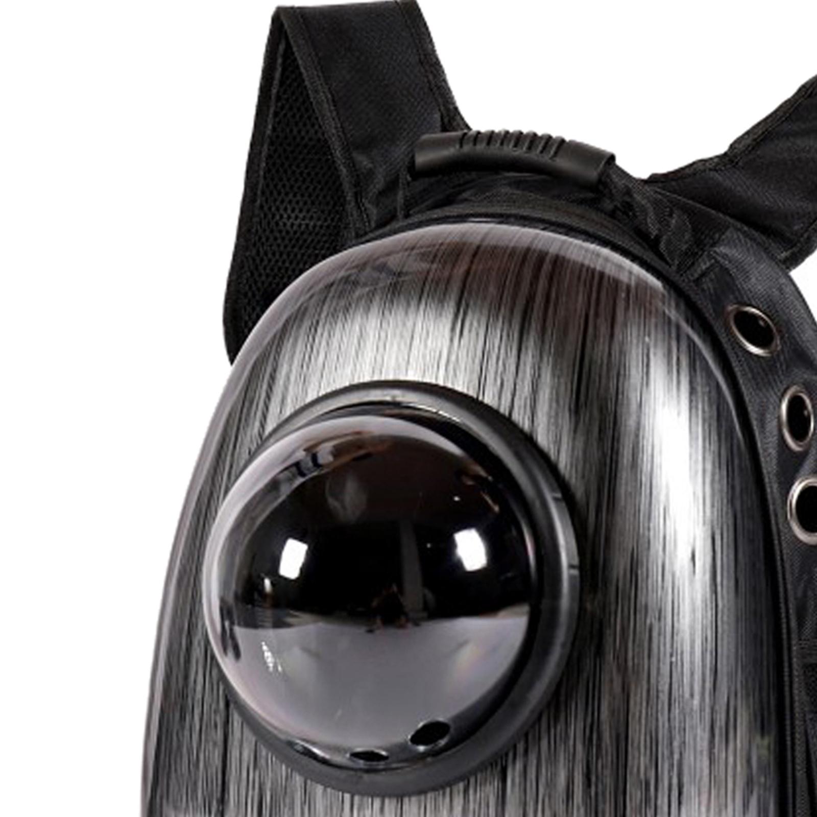 Pet Carrier Parrot Bird Dogs Cat Travel Bag Space Capsule Backpack Black